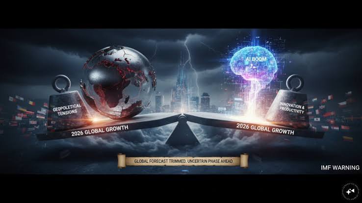 IMF Projects Global Economic Growth at 3.0% in 2026 as AI Investment Helps Offset the Impact of War and Economic Disruptions