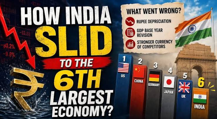 India’s Economy Ranked Sixth Globally With Nominal GDP of Around $3.92 Trillion in FY26