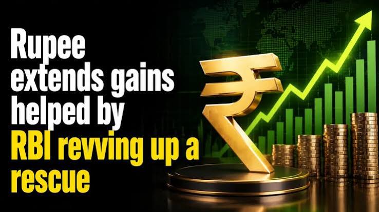 Indian Rupee Gains as RBI Intervention Helps Offset Pressure From Rising Crude Prices